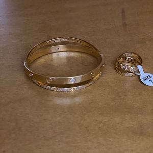 Love bracelet and ring
